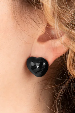 Banned Retro Lucky Heart oorbellen in