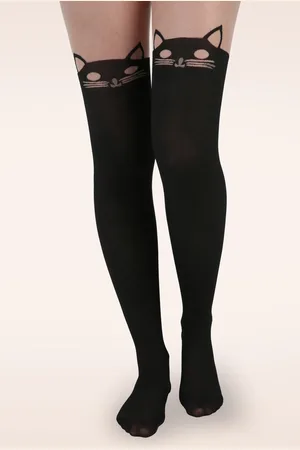 Pamela Mann Kitty Cat Over The Knee panty in
