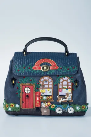 Vendula The Old Post Office Mini Grace tas in marineblauw