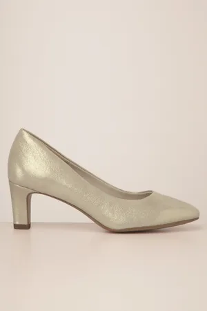 Tamaris Sally pumps in champagne