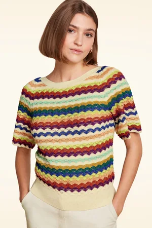 King Louie Ivy Rise Wide top in multi