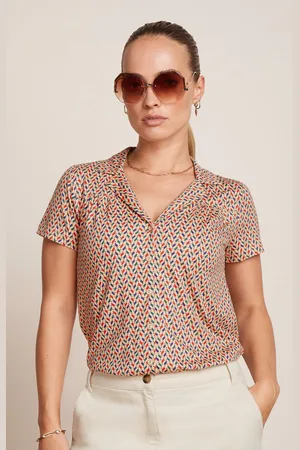 King Louie Tex Cocolupa blouse in chino crème
