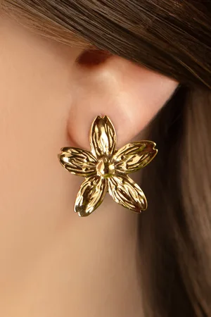 Day&Eve by Go Dutch Label Faye Flower oorbellen in