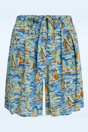 King Louie Marnie short Le Bec in maanlicht blauw