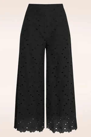 King Louie Ethel Brava Broderie 7/8 pantalon in