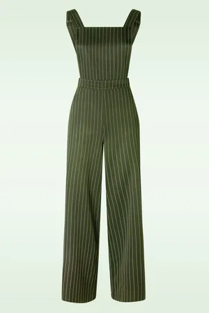 Banned Retro Stripe Sail dungarees in