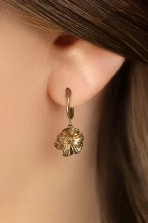 Day&Eve by Go Dutch Label Freya Flower oorbellen in