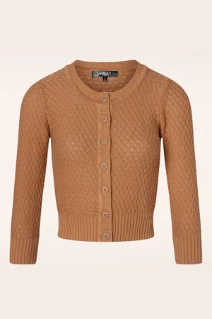 Mak Sweater Jennie vest in camel