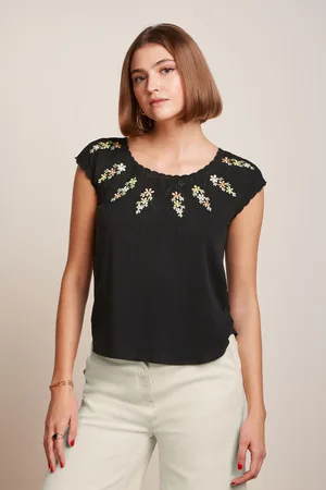 King Louie Betty Dolce Emboidery top in
