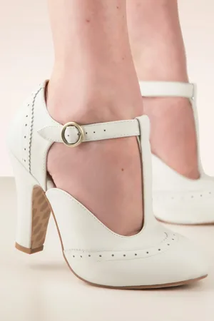 TopVintage June Refined Elegance pumps in ivoorwit