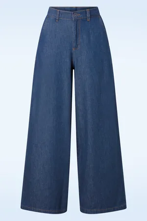 SURKANA Zuri Wide Leg jeans in midden