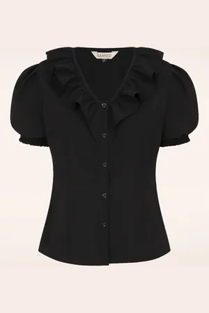 Banned Retro Madeline Ruffle blouse in