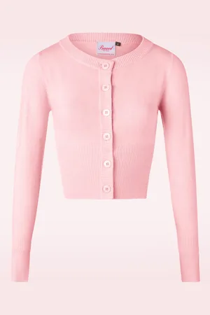 Banned Retro Dolly vest in lichtroze