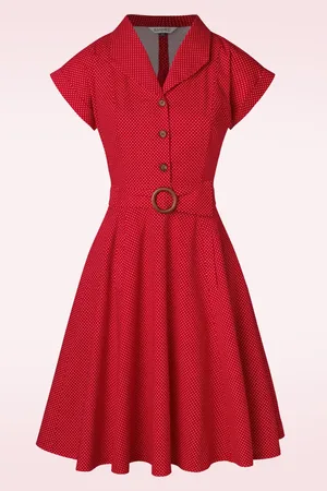 Banned Retro Polka Dot Dance jurk in