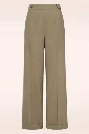 Banned Retro Lois Love pantalon in woestijn