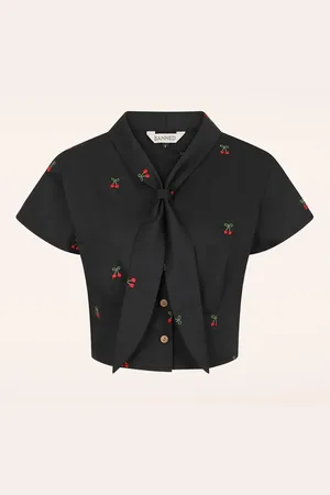 Banned Retro Cherry Vibes blouse in