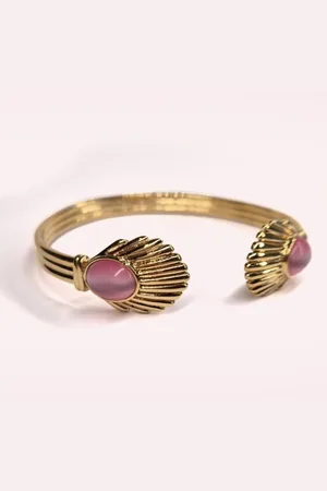 Urban Hippies Venus armband in goud en zachtroze
