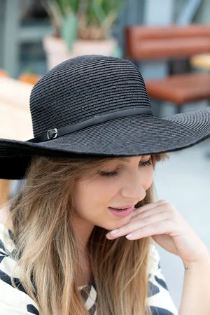 Amici Porto Straw Floppy hoed in