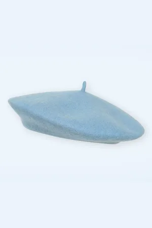 Banned Retro Claire baret in pastelblauw