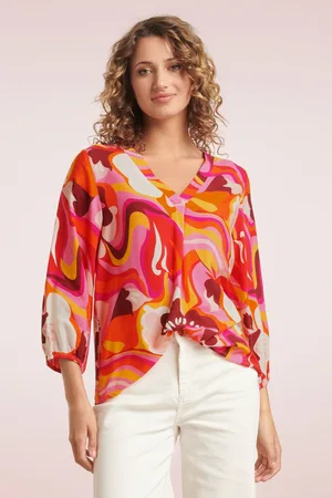 Smashed Lemon Maci Floral blouse in roze
