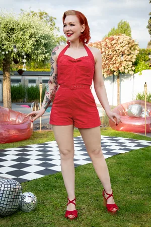 Timeless Raven playsuit in