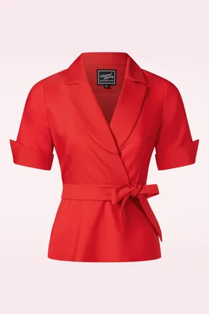 Glamour Bunny Business Babe Veronika blouse in