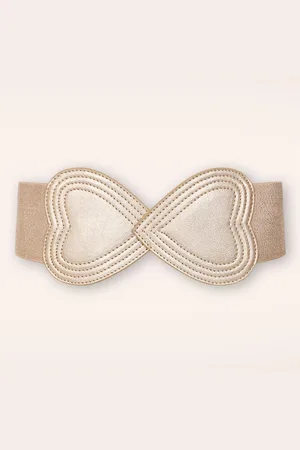Banned Retro Heartbeat elastische riem in