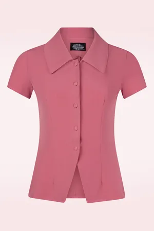 Hearts & Roses Clara blouse in oudroze