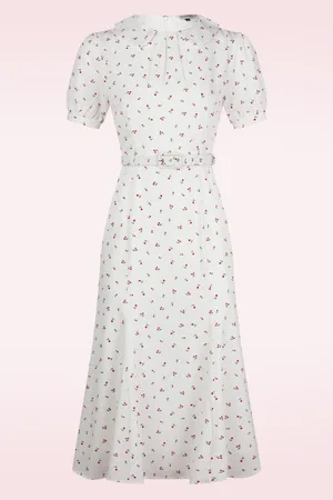 Banned Retro Lucille Cherry swing jurk in