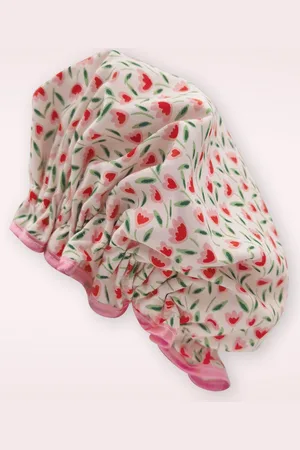 The Vintage Cosmetic Company Tulip douchemuts in roze