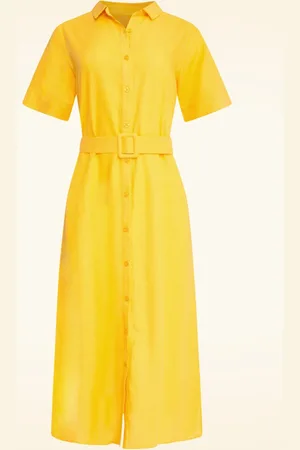 Smashed Lemon Gracie maxi jurk in