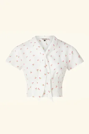 Banned Retro Cherry Amour blouse in