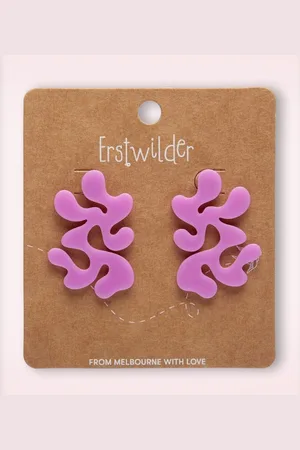 Erstwilder Statement Coral Stud oorbellen in