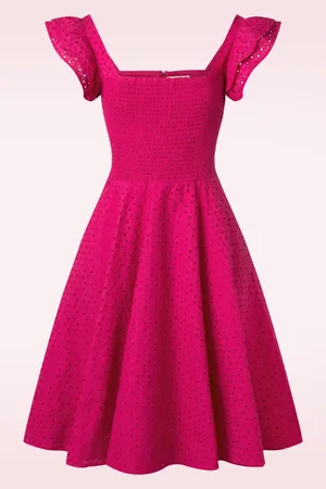 Timeless Raphella jurk in fuchsia