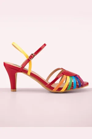 Banned Retro Fantasie April sandalen in rood
