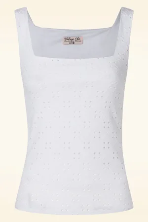 Vintage Chic Demi embroidery top in