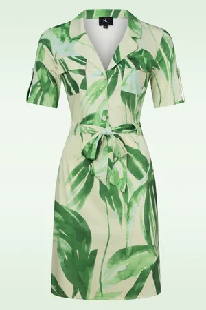 K-design Sophie Safari jurk in groen