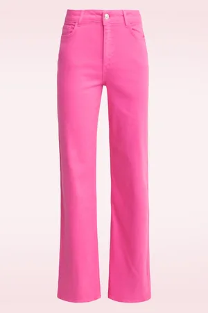 Smashed Lemon Regina straight jeans in