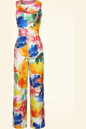 Smashed Lemon Larissa Floral jumpsuit in multi
