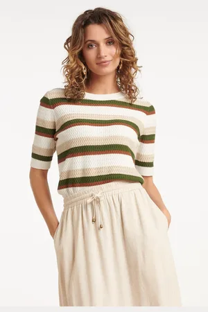 Smashed Lemon Kim Knit top in multi
