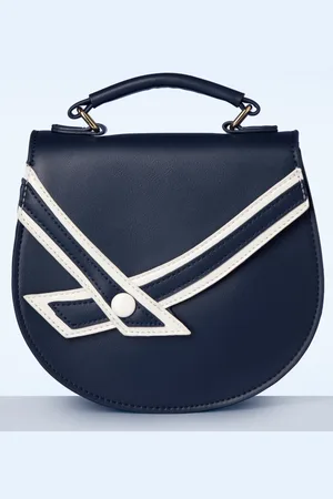 Banned Retro Nautical Kelly Lee handtas in marineblauw