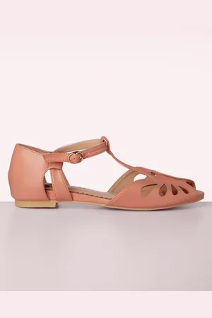 Banned Retro Secret Love Flats in poederroze