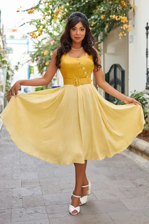 Miss Candyfloss Kilie Naia swing jurk in
