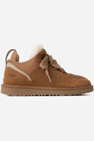 UGG ® Lowmel-sneaker voor kinderen in Brown, Maat 32.5, Suede