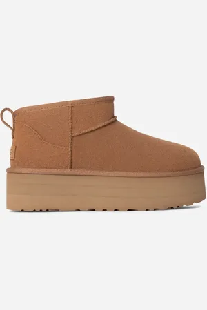 UGG ® Classic Ultra Mini Platform-laars voor dames in Brown, Maat 43, Suede