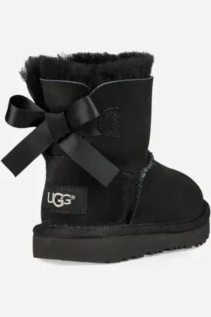 UGG ® Mini Bailey Bow II-laars voor kinderen in , Maat 27.5, Suede