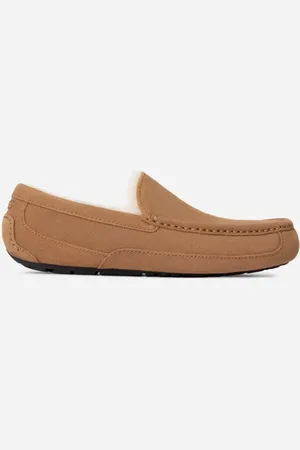 UGG ® Ascot-pantoffel voor heren in Brown, Maat 41, Suede