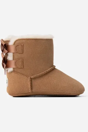 UGG ® Bailey Bow-laarsje voor Grote Kinderen in Brown, Maat 16, Suede
