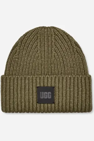 UGG ® Chunky Rib-muts voor dames in Green, Wol