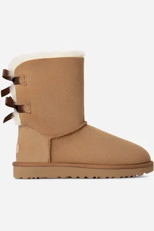 UGG ® Bailey Bow II-laars voor dames in Brown, Maat 42, Wol